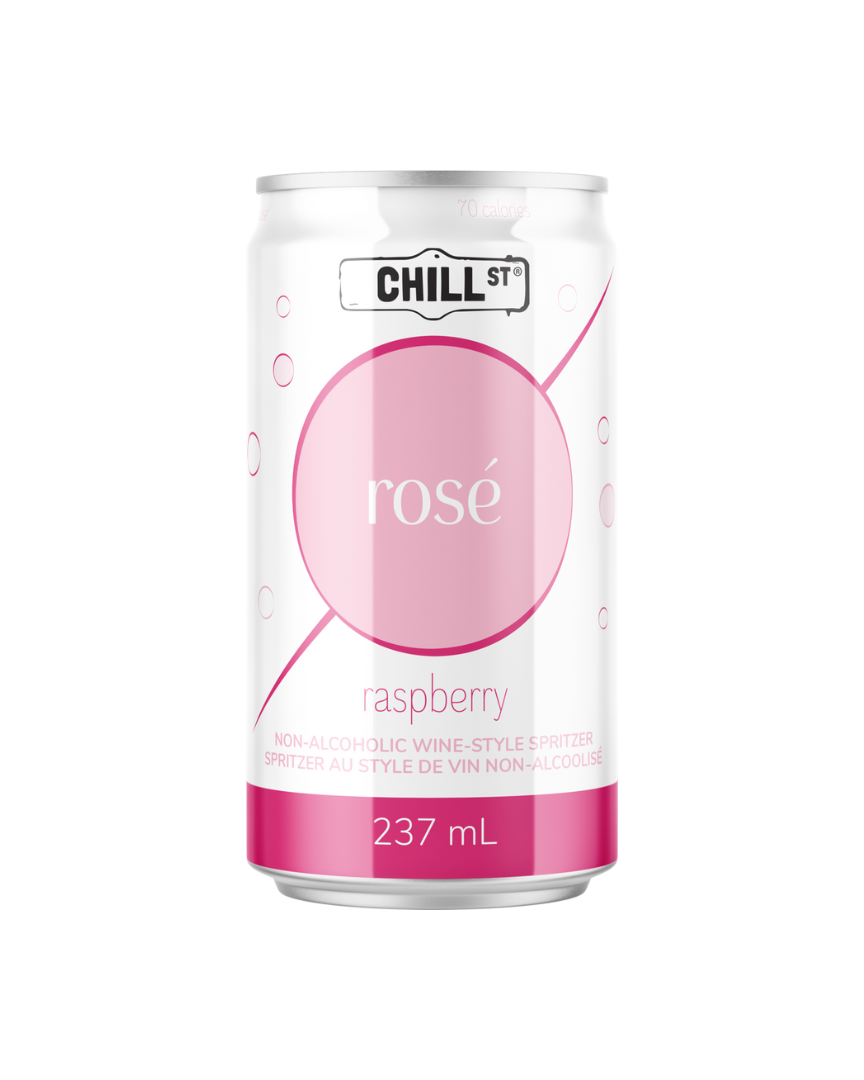 Rosé Raspberry Non-Alcoholic Wine
