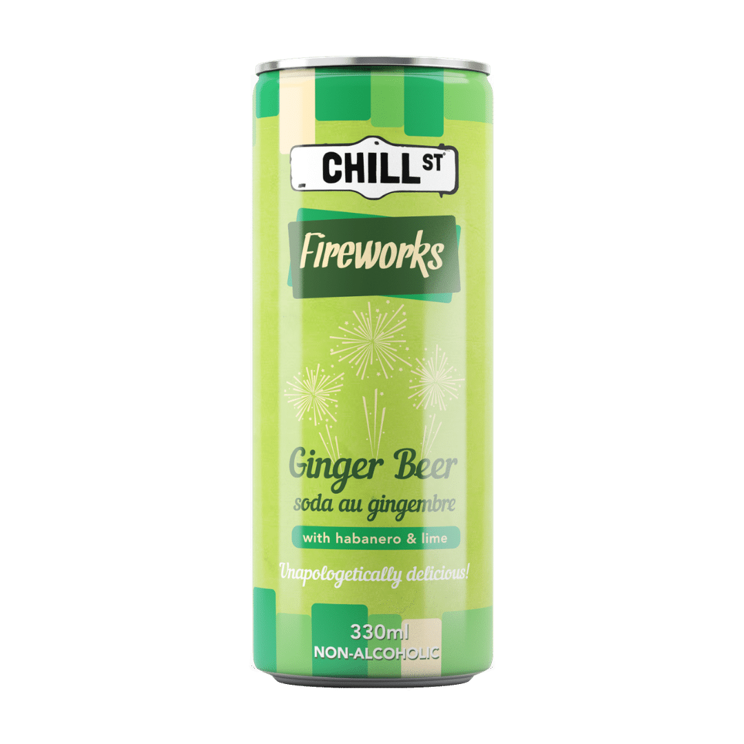 Fireworks ginger beer NON-ALCOHOLIC 24-pack