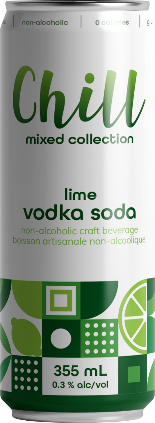 NON-ALCOHOLIC Vodka & Lime Soda