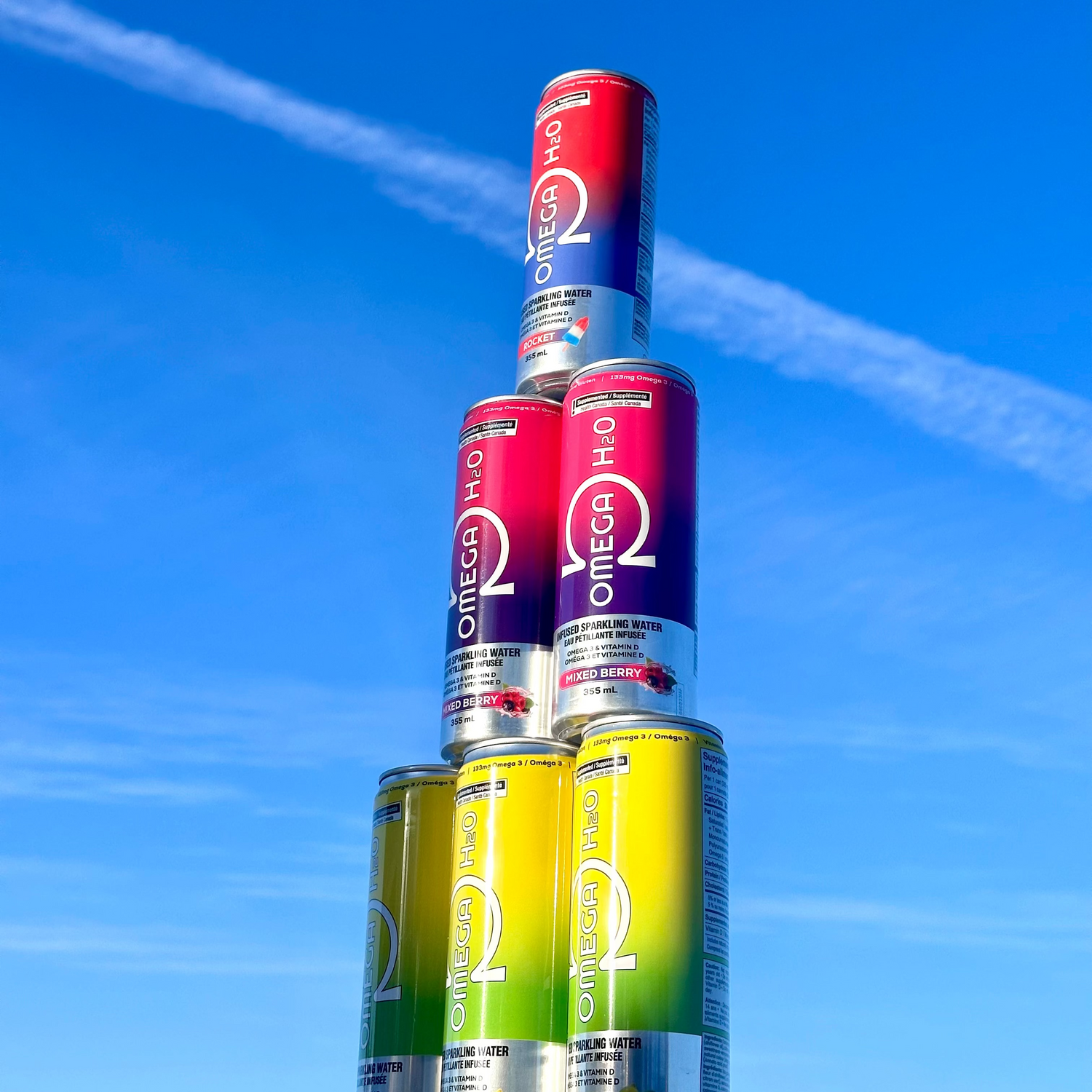Omega H20 Sparkling Water