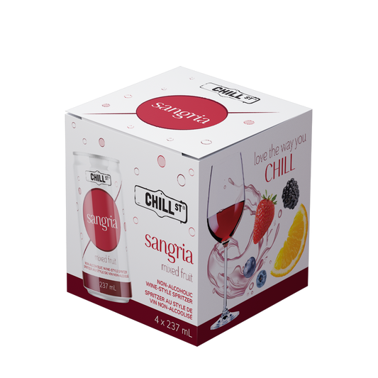 Sangria Non-Alcoholic Wine Spritzer 4-pack