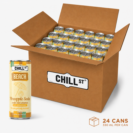 Pineapple Soda NON-ALCOHOLIC 24-pack