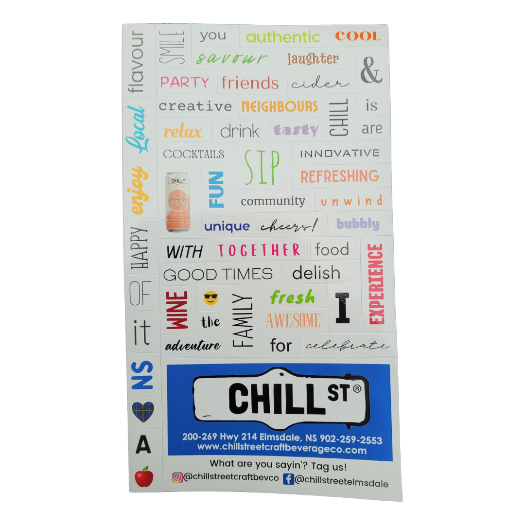 Chillin' Word Magnet